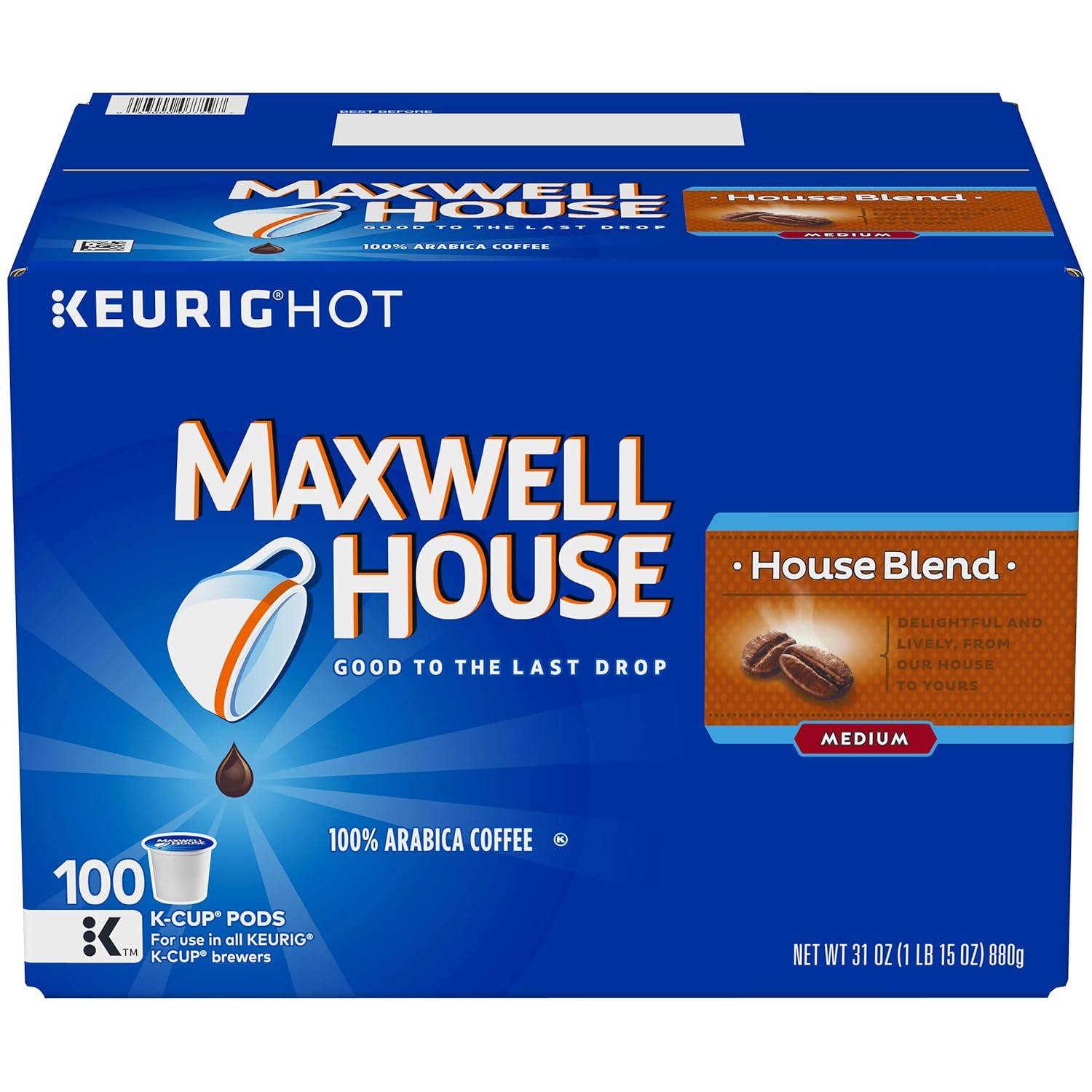 Maxwell House K Cups 100 Count