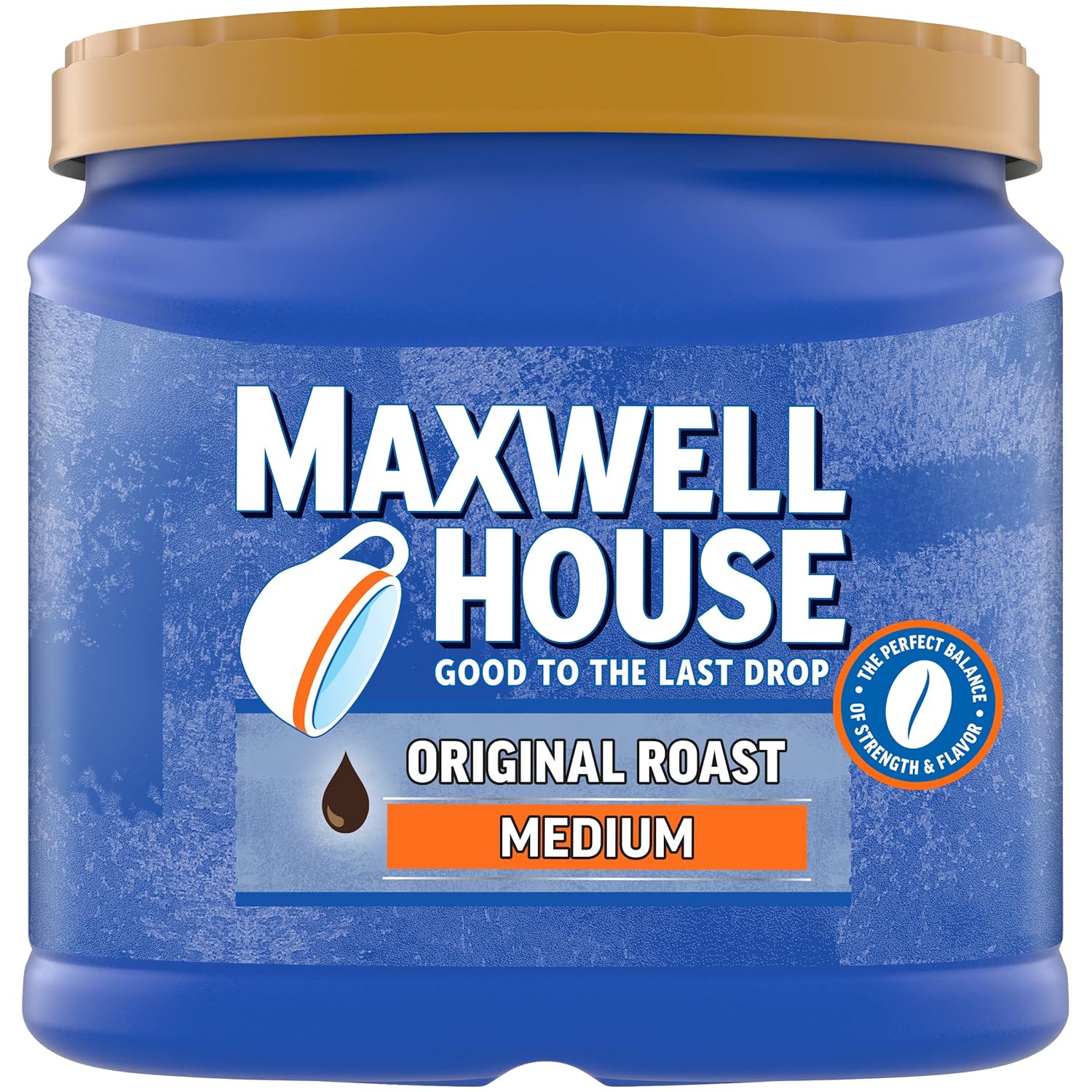 Maxwell House The Original Roast Medium Roast Ground Coffee (30.6 Oz Canister)